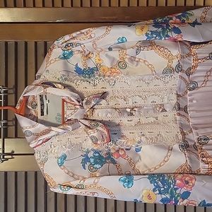 XL Pink Floral Dalia MacPhee Dress